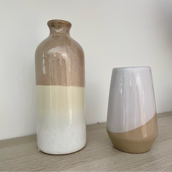 Set of 2 vases boho home decor - Picture 3 of 4
